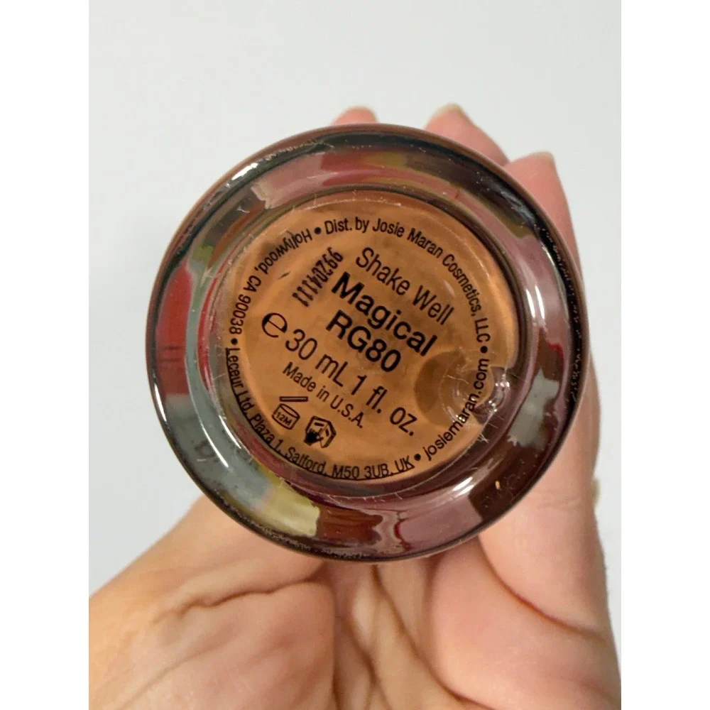 Josie Maran Vibrancy Argan Oil Foundation Fluid Magical RG80 1oz Liquid no box